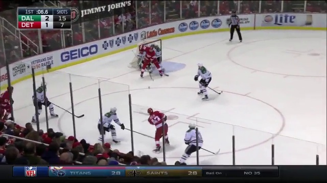NHL.2015-16. Dallas Stars - Detroit Red Wings . обзор НХЛ смотреть онлайн