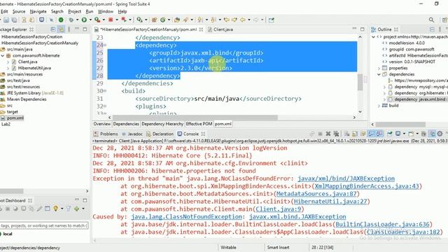 How to Fix : java.lang.ClassNotFoundException: javax.xml.bind.JAXBException смотреть онлайн