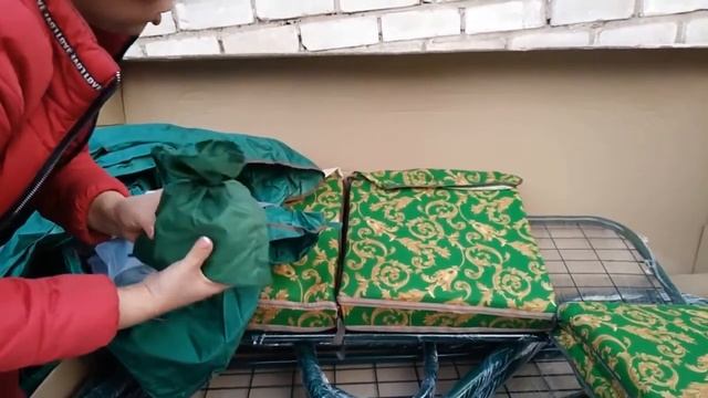 распаковка посылки из Розетки-садовые качели Мальва смотреть онлайн