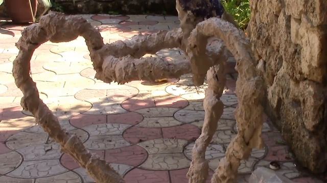 Мастер класс. Стойка для цветов. смотреть онлайн