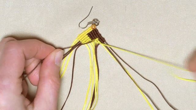 Square Macrame Earrings | DIY macrame | Easy macrame earrings tutorial смотреть онлайн