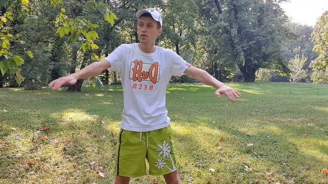 Утренняя зарядка на природе в парке. Позитивный день.Упражнения для здоровья и энергии.Разминка тел смотреть онлайн