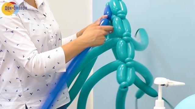 Искусство Аэродизайна. Урок №100!!!! Стул (кресло) из воздушных шаров ШДМ смотреть онлайн