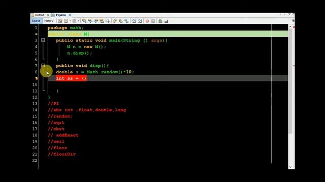 Ethiopian programming Amharic java tutorial 25 Math class end of basic java смотреть онлайн