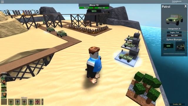 Roblox - TANKS + NOOB = EASY WIN! (Roblox Tower Battles) смотреть онлайн