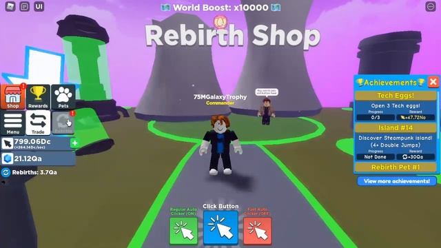?HOW FAR Can This SUPER OP PET?! GET ME! 1.5QA+ STATS! (Roblox Clicker Simulator) смотреть онлайн