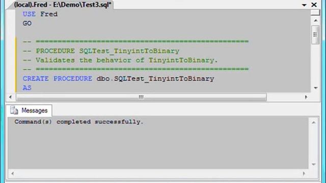 Automating tests for T-SQL code смотреть онлайн