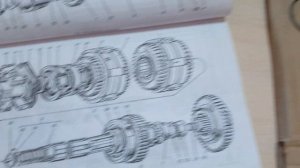 Вторичный вал КПП Т-150К и всё, что на нём стоит