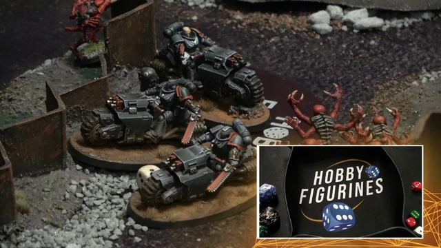 RAPPORT DE BATAILLE: RAVEN GUARD VS TYRANIDS W40k V9 смотреть онлайн