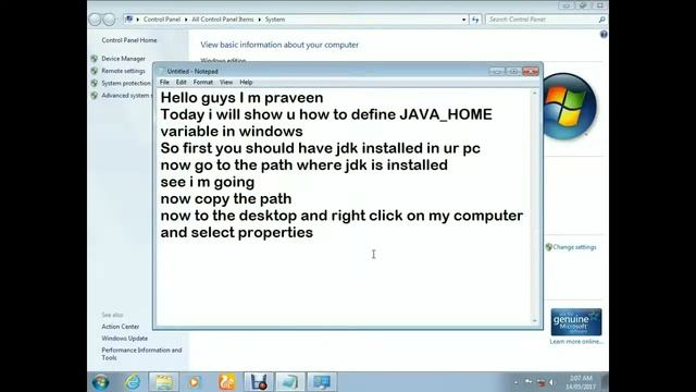 How to define JAVA_HOME variable in ur computer смотреть онлайн
