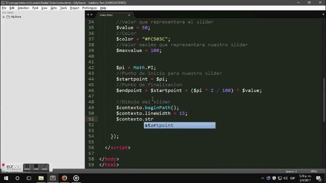 Radial Slider con Canvas + Jquery смотреть онлайн