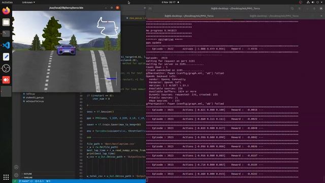 Live Coding - DDPG - Deep Reinforcement Learning based Autonomous Driving on TORCS смотреть онлайн