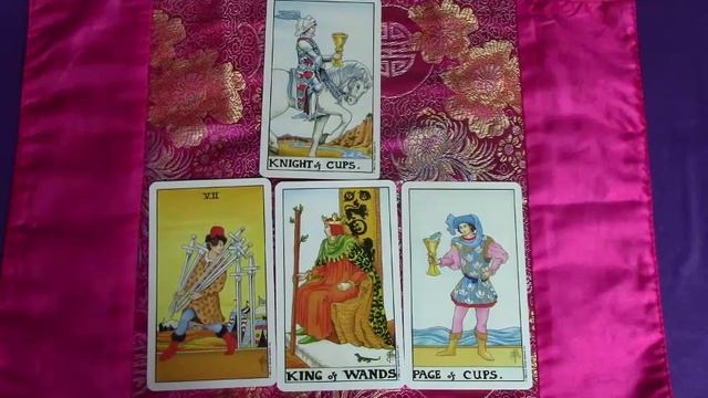 Knight of Swords, Seven of Swords, King of Wands, Page of Cups смотреть онлайн