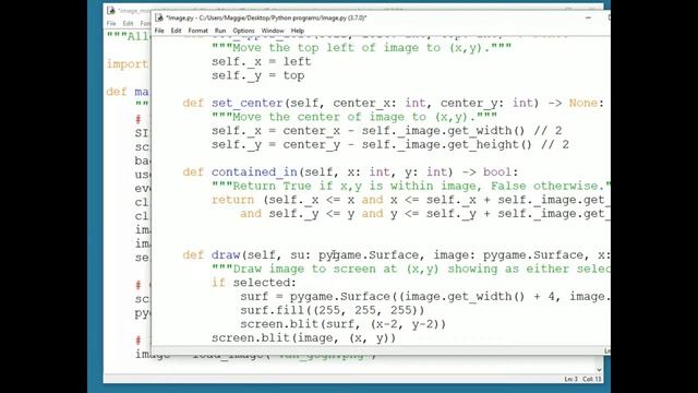 Creating an Image class in pygame; No background music; Objects & Games with Python Ch 3 Video 2 смотреть онлайн