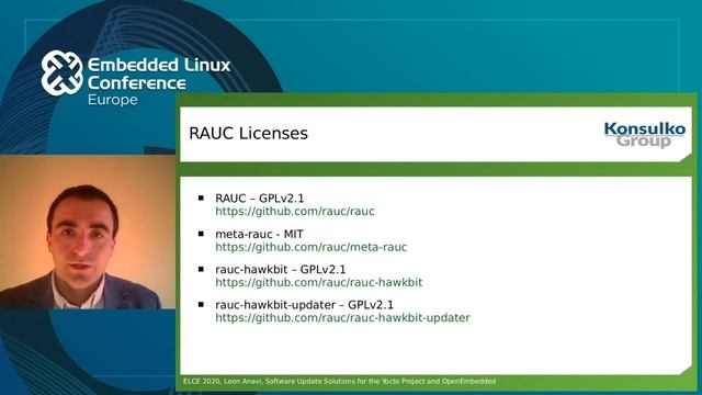 Software Update Solutions for Yocto and OpenEmbedded - Leon Anavi, Konsulko Group смотреть онлайн