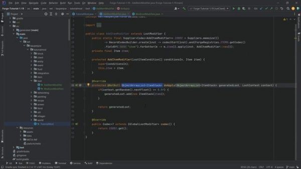 Minecraft 1.19.2 Forge Modding Tutorial | LOOT MODIFIERS | #39