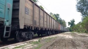 "Мой первый ВЛ8!" ВЛ8-1162 с грузовым поездом на перегоне Гагра - Цандрипш (в хвосте ЧМЭ3Т-6892).