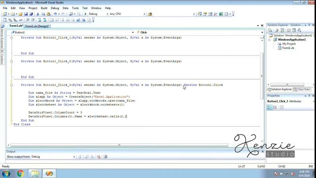 VB Import Excel смотреть онлайн