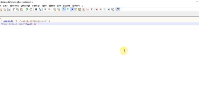 How to get domain name from email using PHP смотреть онлайн