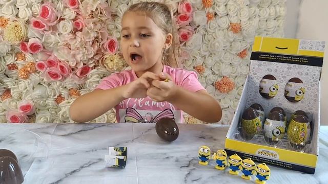 Миньоны Яйца Сюрпризы 2021 новая коллекция, игрушки Kinder Minions chocolate eggs and Toys. смотреть онлайн