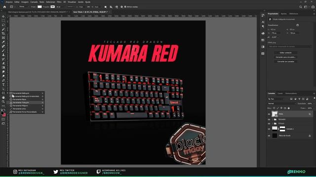 COMO FAZER DESIGN DE SOCIAL MEDIA NO PHOTOSHOP! (+PSD FREE) смотреть онлайн
