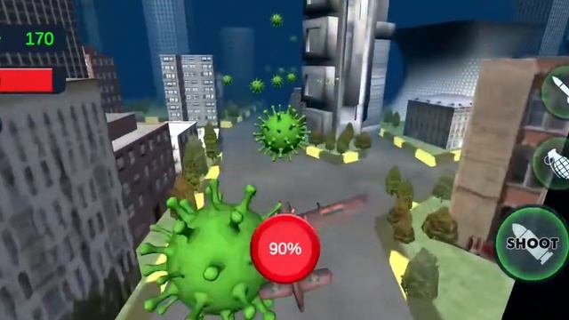 Corona / COVID Awareness Game | Outbreak Attack Gameplay | unity 3D смотреть онлайн
