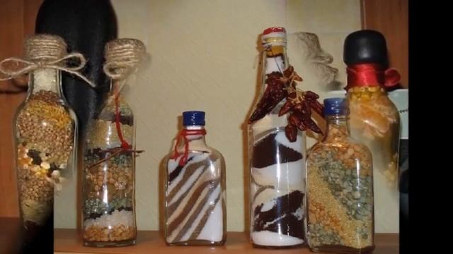 40 идей декора бутылок Украшение для кухни смотреть онлайн
