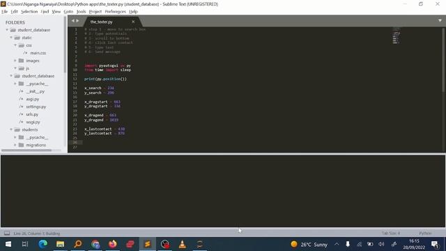 How to Create a Simple WhatsApp Texter Bot | Python | PyAutoGui смотреть онлайн