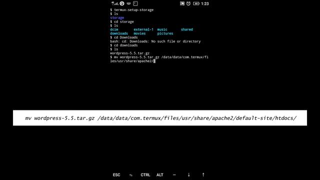 how to install wordpress, php, mariadb on android using termux, without root Part 2 смотреть онлайн