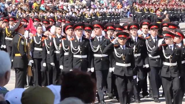 Парад кадетов 06 05 2015 школа 1861 Загорье смотреть онлайн