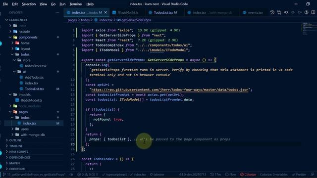 15 . Next.js Data Fetching. getStaticProps vs getServerSideProps. TypeScript. Mobx смотреть онлайн