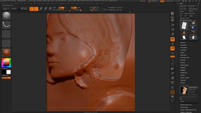 Карта глубины для стереофото в ZBrush 02 смотреть онлайн