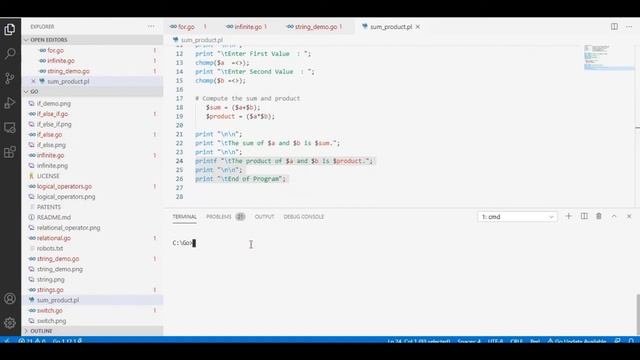 Sum and Product of Two Numbers in PERL смотреть онлайн