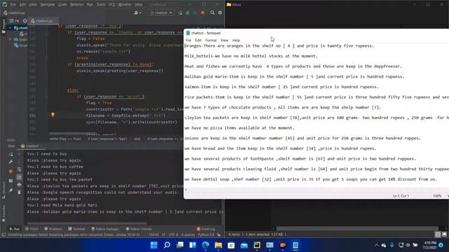 How Alexa simple python based chat bot working proof. смотреть онлайн