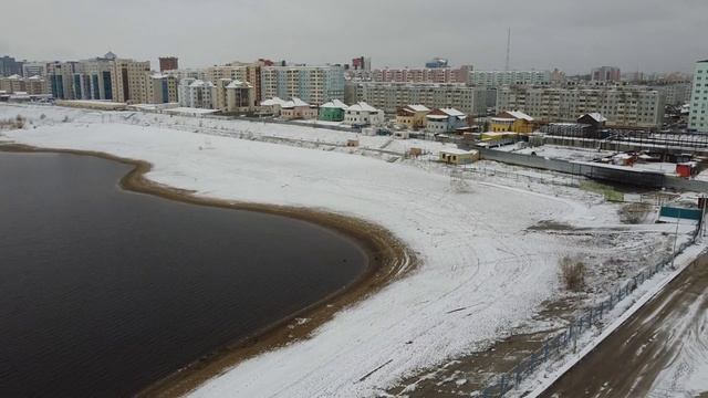 Город Якутск. Первый снег 203-203мкр. смотреть онлайн