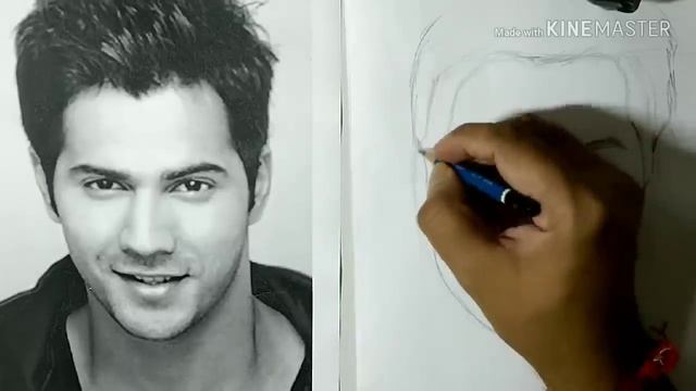 How to draw a face for beginners episode lesson 01 - outline drawing tutorial смотреть онлайн