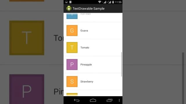 Android TextDrawable смотреть онлайн