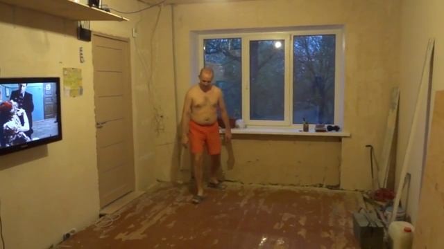 Ремонт в зале своими руками. Как это было )))) смотреть онлайн