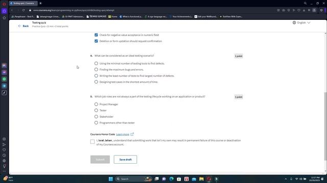 Testing quiz Coursera | Programming in Python смотреть онлайн