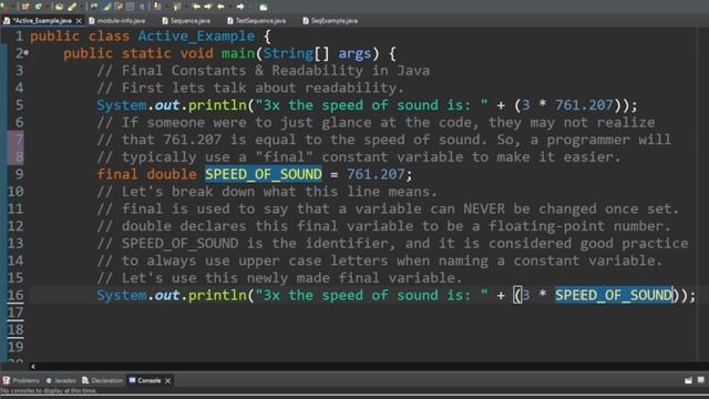Final Variables and Readability in Java смотреть онлайн