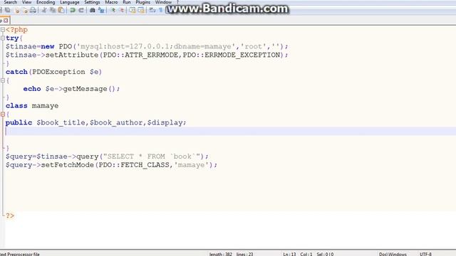 generic class to fetch object from database смотреть онлайн