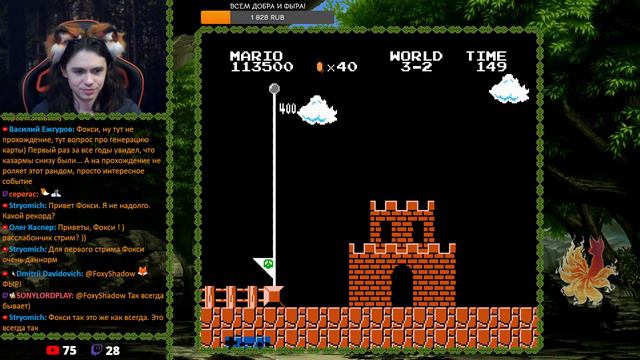 Super Mario Bros. [No Death, No Warps, No Mushrooms Challenge] (Famicom) #1 смотреть онлайн