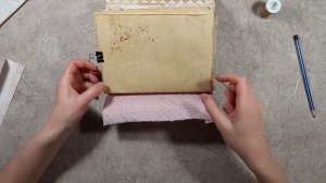 Винтажный блокнот. Сшивание блокнота
