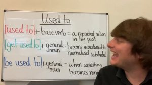 LEARN ENGLISH Grammar - Used To, Be Used To, Get Used To