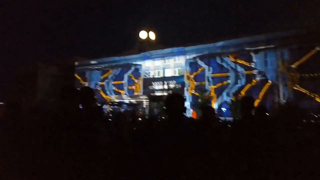 Каменск-Уральский 335 лет,лазерное шоу,2017 год,Город Трудовой Доблести