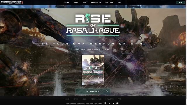 NEW MECHWARRIOR 5 DLC ANNOUNCED! RISE OF RASALHAGUE! смотреть онлайн