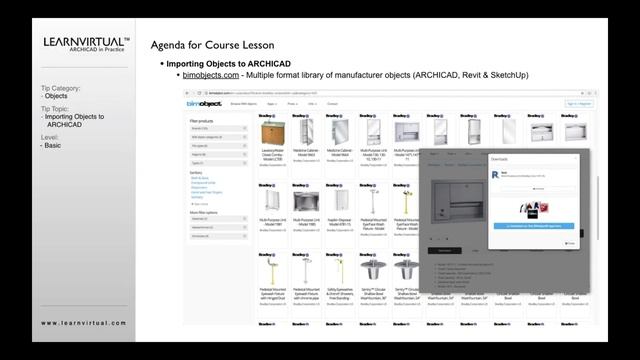 Importing Objects into ARCHICAD смотреть онлайн