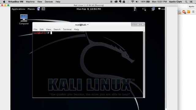 Kali Linux 1.1.0 64-bit, VirtualBox install in Mac OSX 10.10 смотреть онлайн