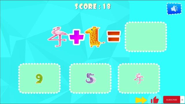 Математика для детей . Обучающие игра по математике. смотреть онлайн
