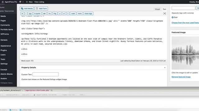 AgentPress Pro Listings Plugin Property Details Class For The Shortcode Function смотреть онлайн